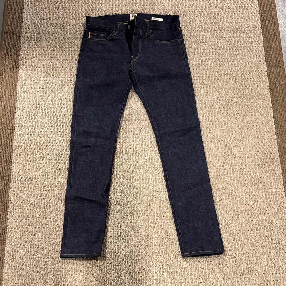 Hiroshi Kato Classic Indigo Pen Slim Fit Jeans - 31